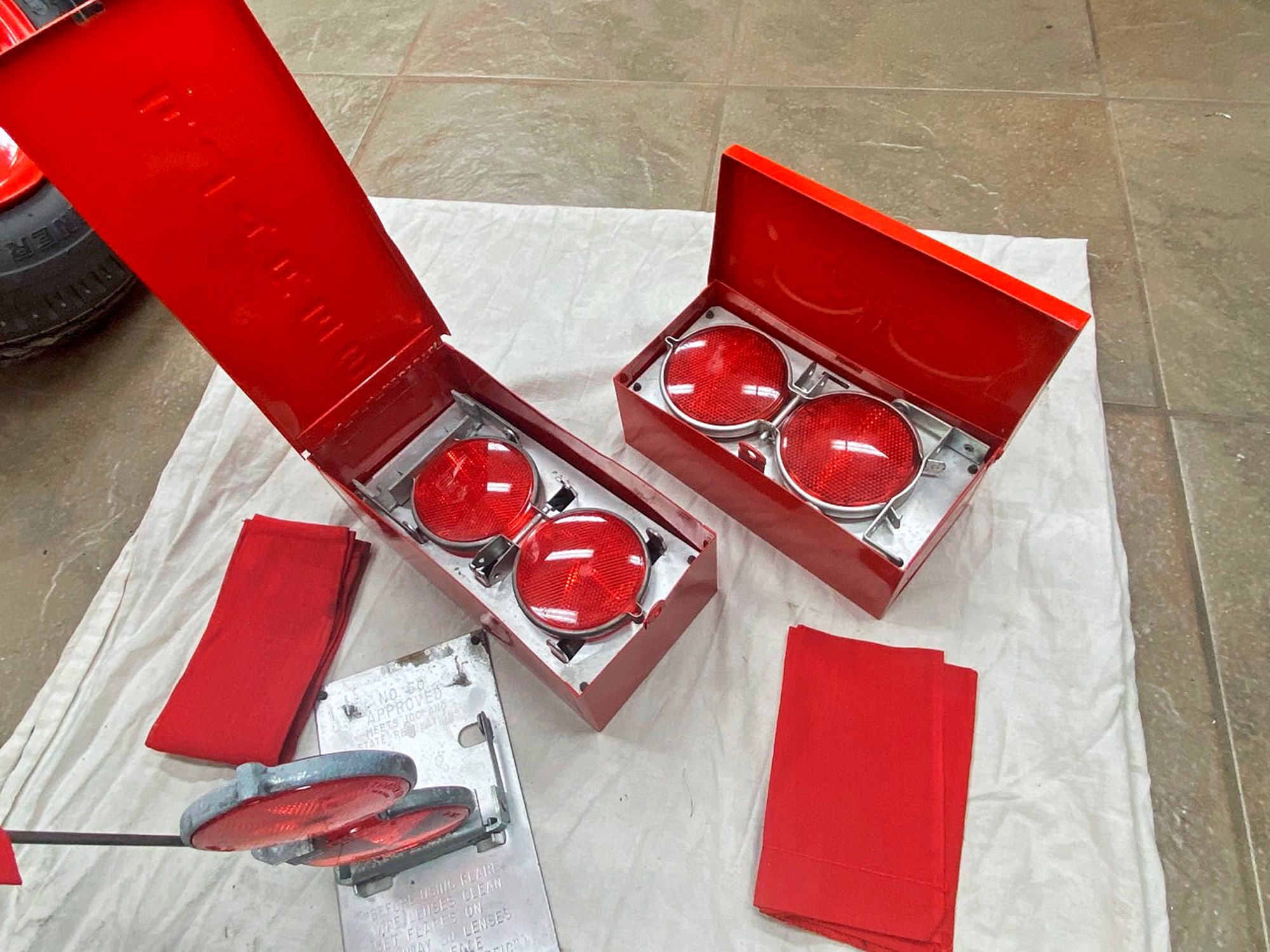 Manfred har även renoverat utrustningen som användes vid olika bärgningar.