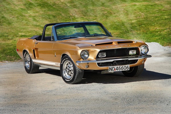 Norgehistoria med guldkant Shelby GT500 Convertible -68