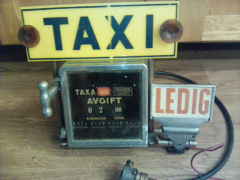 50-60 tals taxiutrustning