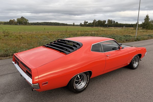 Ford Torino 429 Cobra Jet Ram Air. 4 Speed. Totalrenoverad !