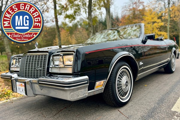 BUICK RIVIERA CONVERTIBLE ★ MYCKET OVANLIG ★ 1750 EX TILLVERKADE