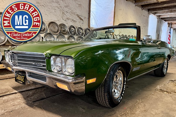 BUICK SKYLARK CONVERTIBLE 350/4V ★ ROSTFRITT RULLANDE TIDSDOKUMENT I MYCKET FINT ORIGINALSKICK!