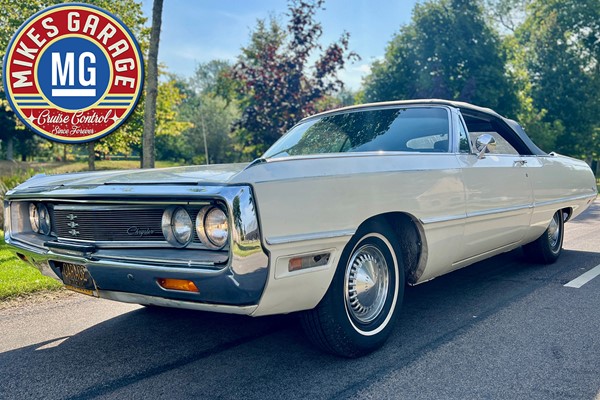 CHRYSLER NEWPORT CONVERTIBLE ★ SPORTIG FULLSIZE MOPAR-SURVIVOR MED 383BB ★ 2169 EX!
