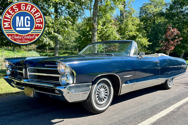 PONTIAC BONNEVILLE CONVERTIBLE ★ FIN ORIGINALBIL MED BUCKET SEATS & CONSOLE SHIFTER!