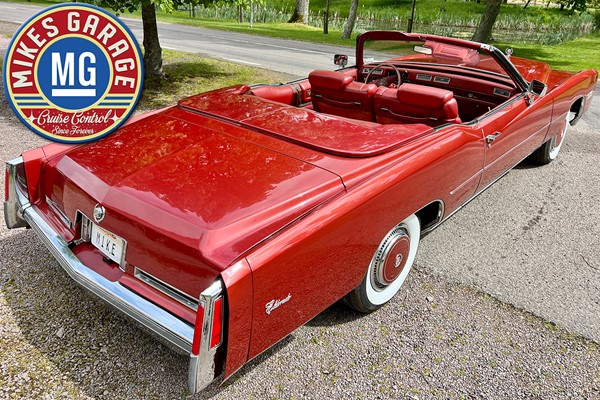 CADILLAC ELDORADO CONVERTIBLE ★ TRIPPELRÖD LÅGMILAD MAJESTÄT!