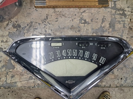 Chevrolet pickup 1957 Mätartavla