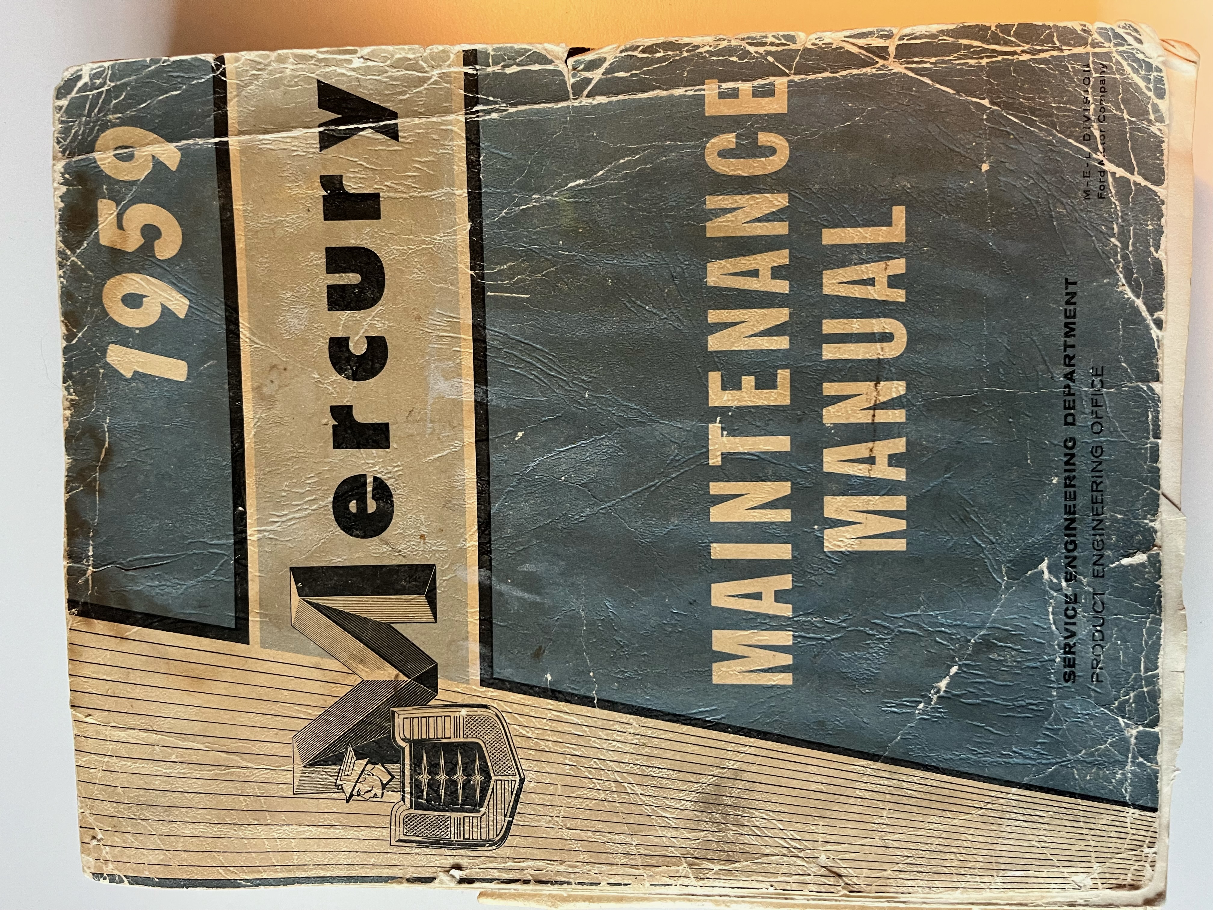 manual för Mercury från 1959