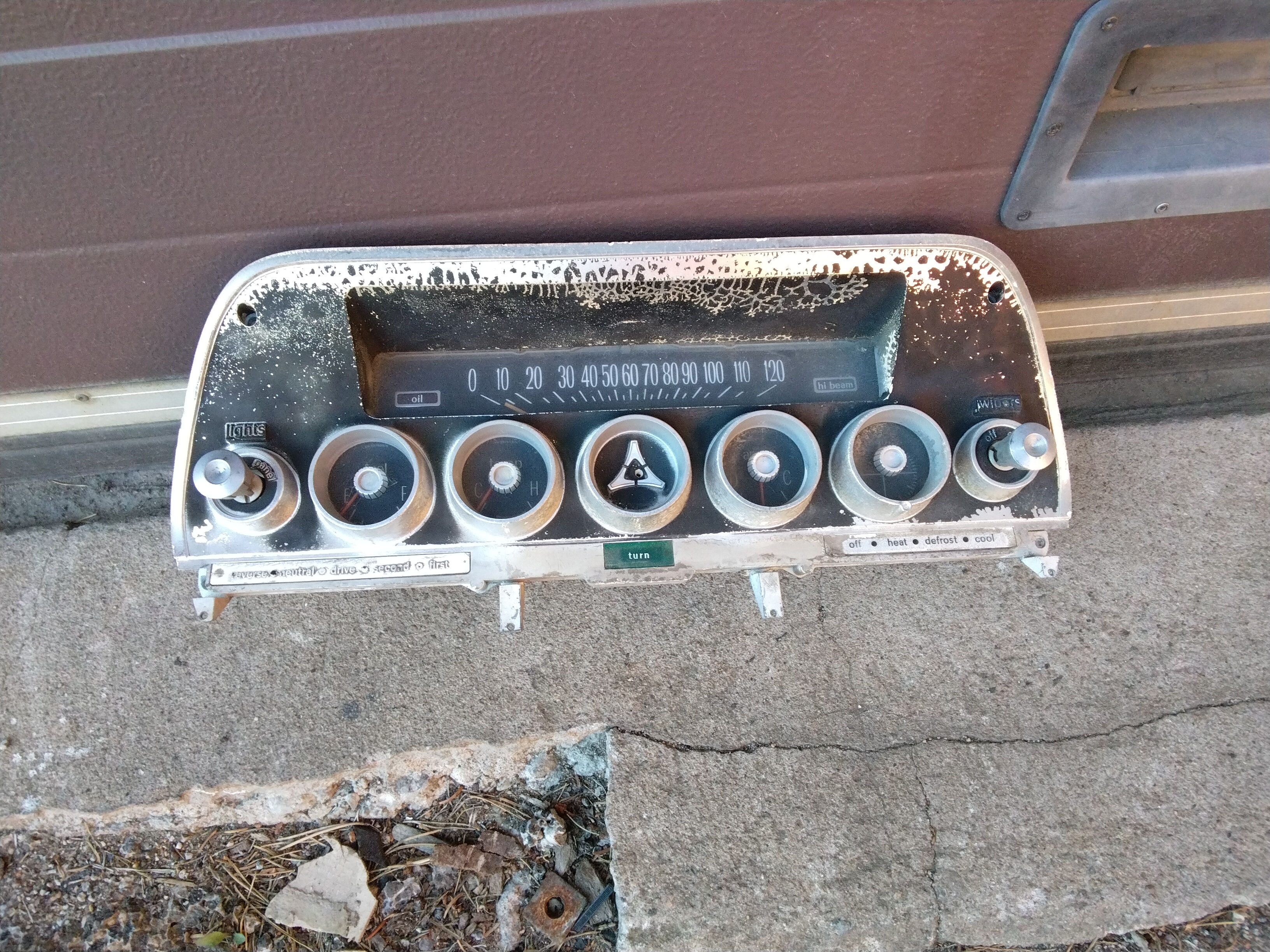 Dodge 62 instrument komplett