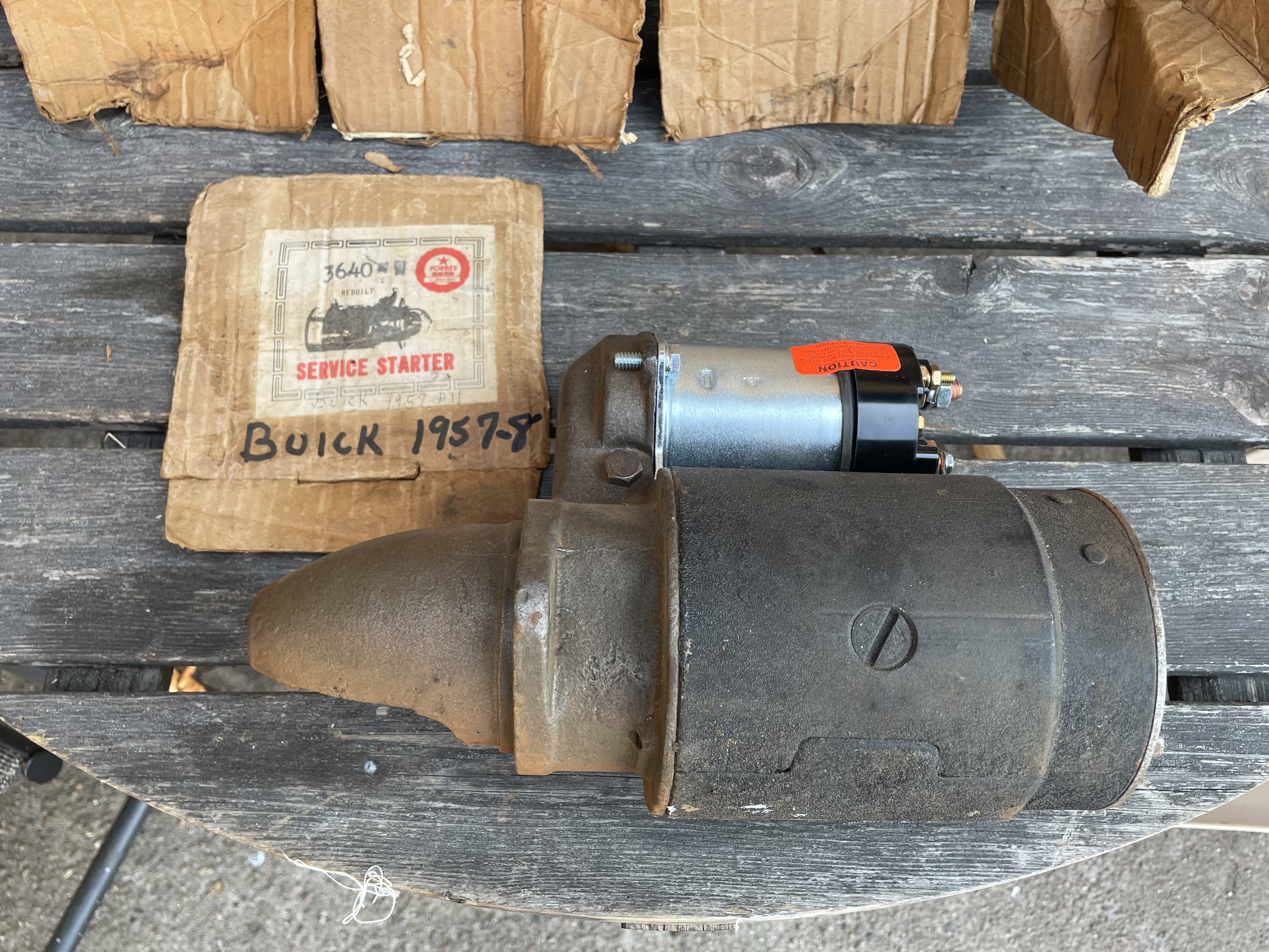 Buick 57-58 startmotor