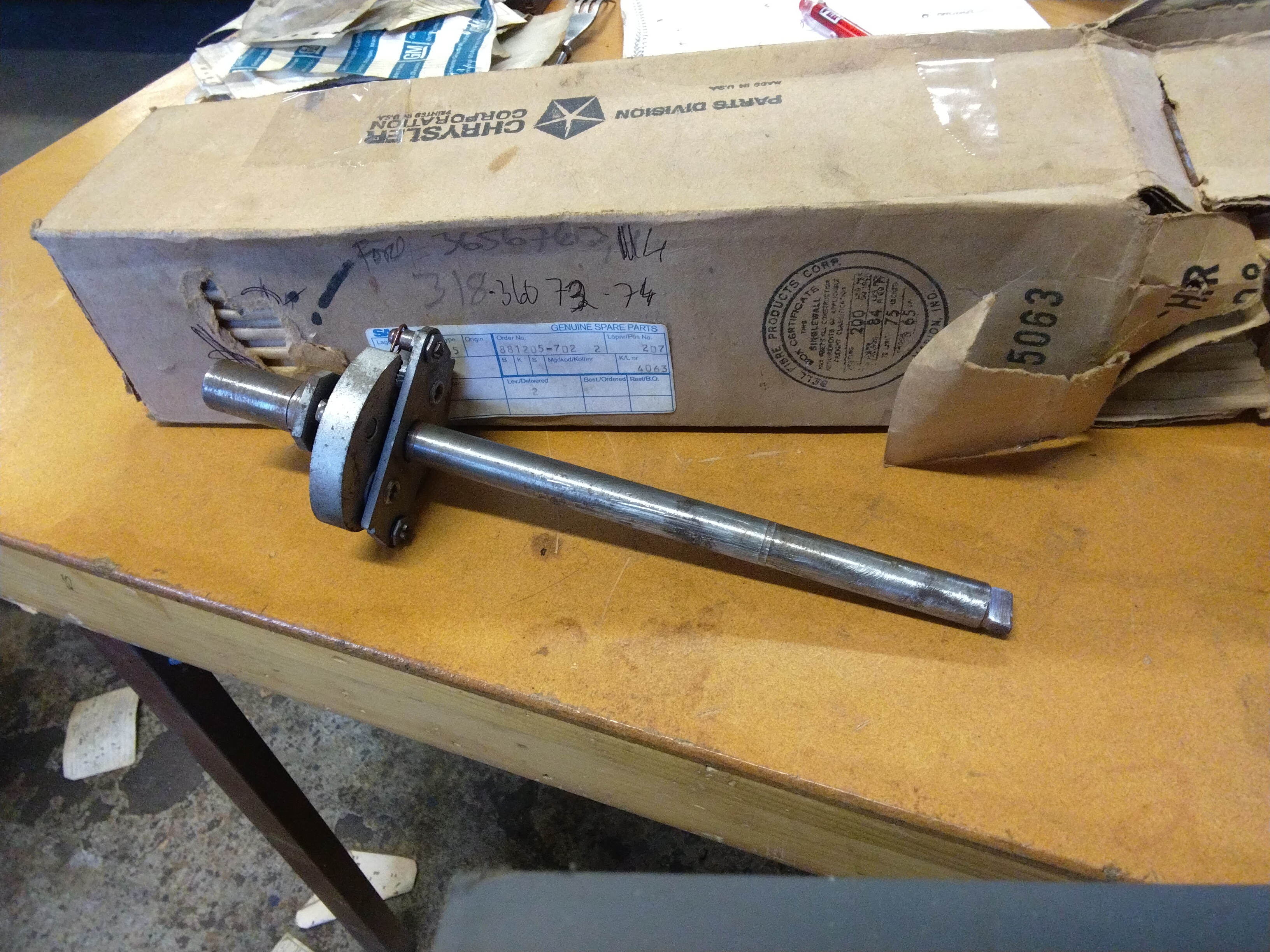 Mopar 318-360 73-74 axel förfelare