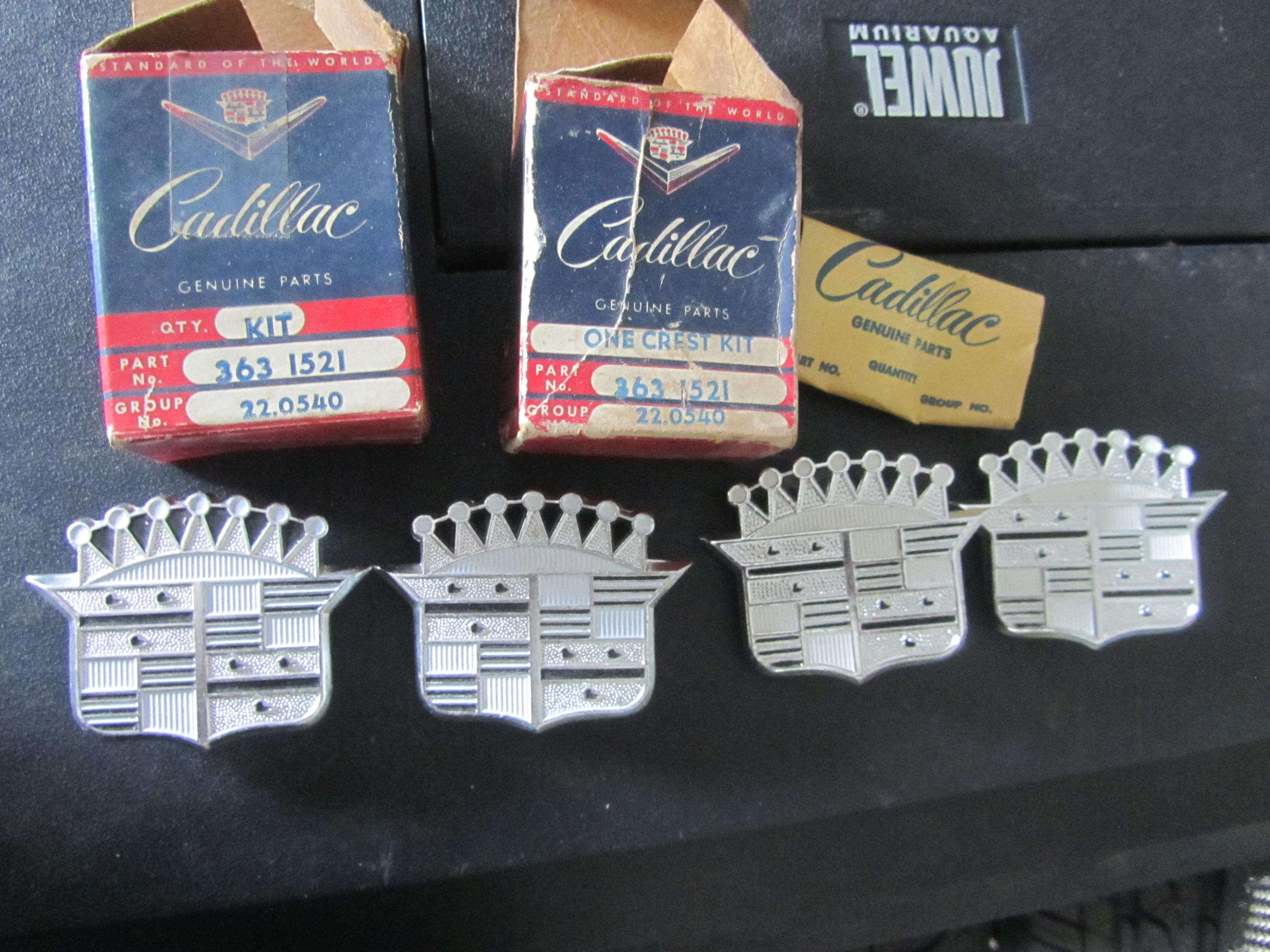 Navkapslar och emblem (nos) Cadillac 1960