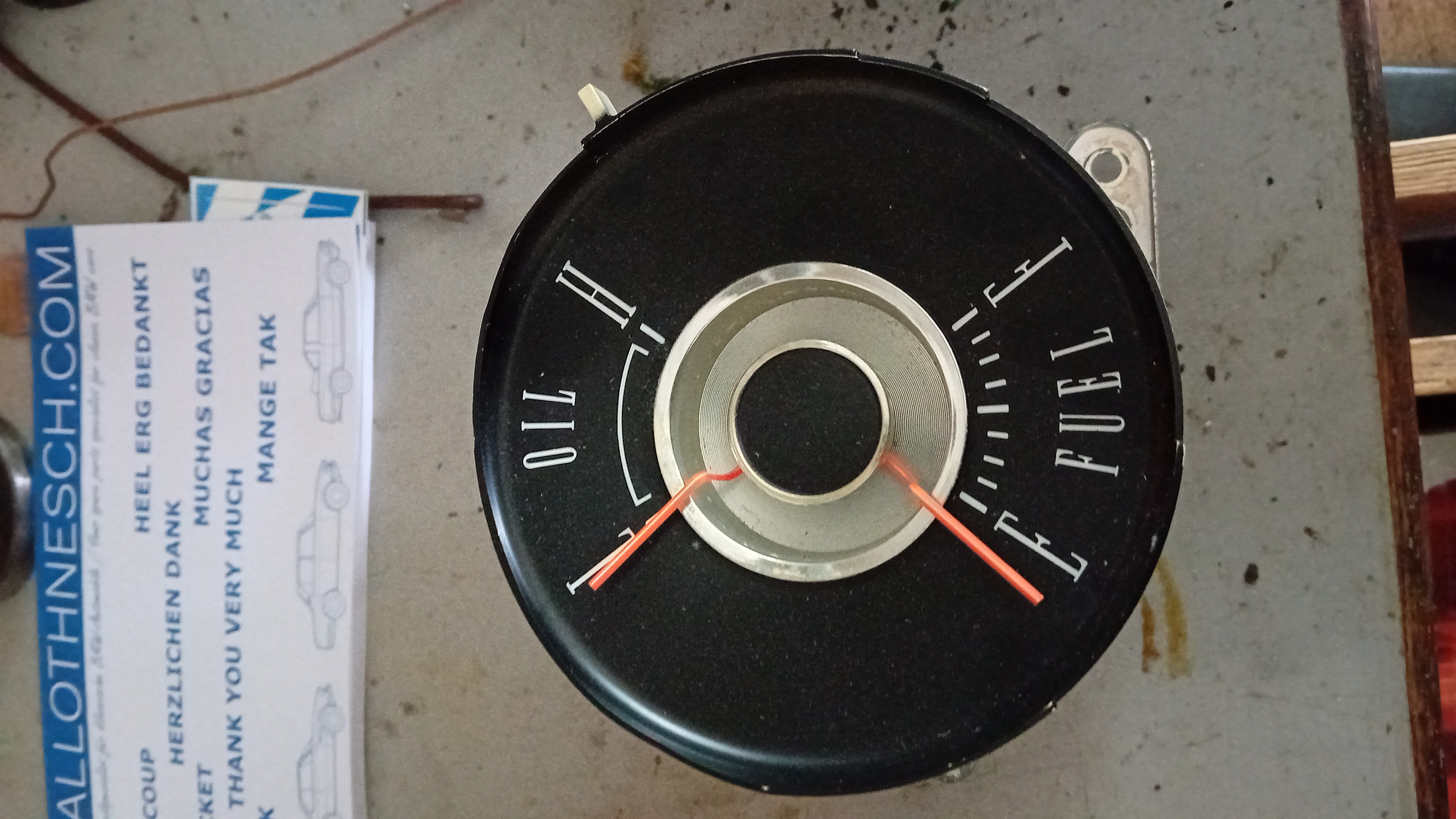 Ford Thunderbird new meter 1968