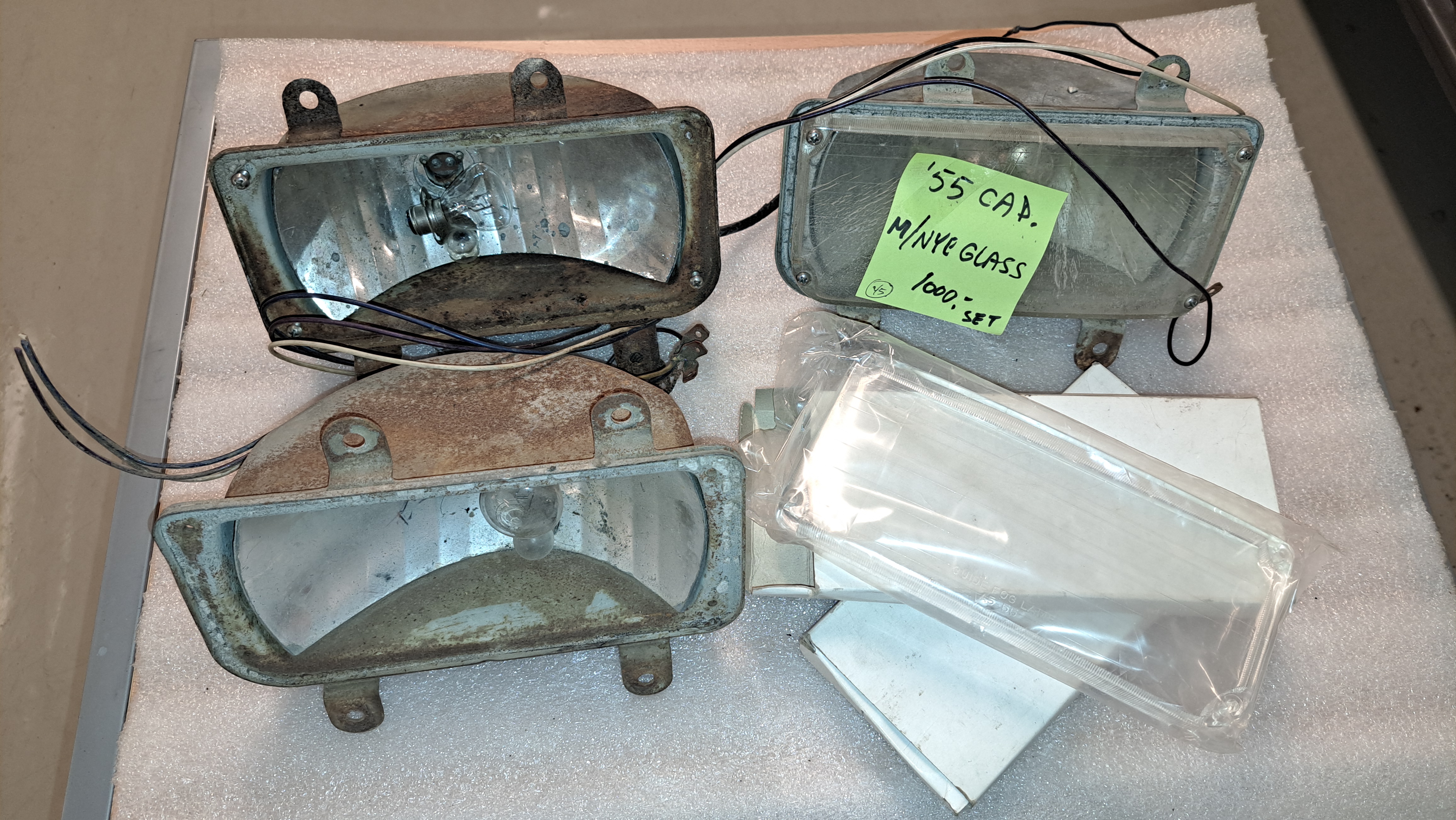 1955 Cadillac fog lamps