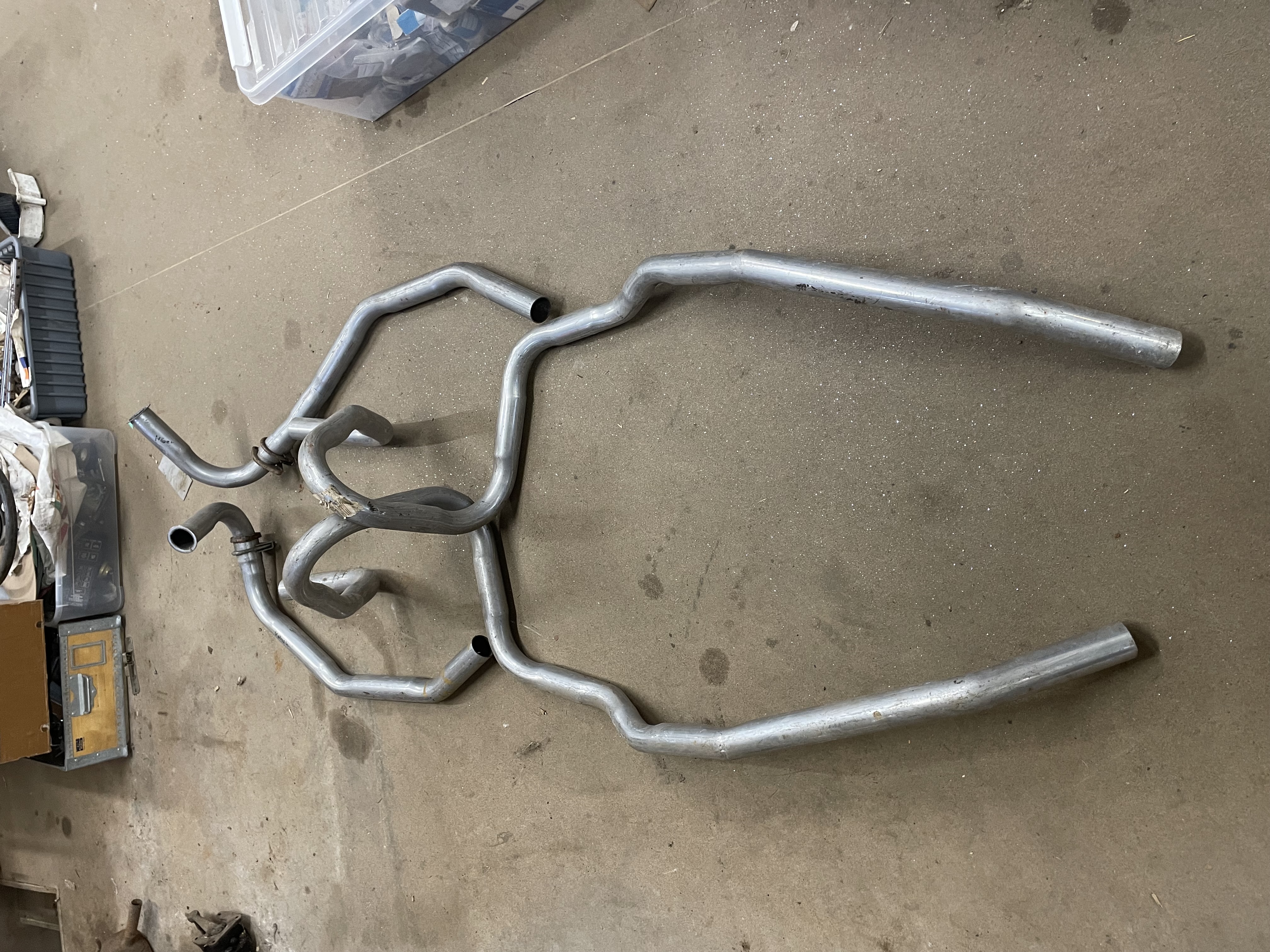 Cadillac 59-60 okomplett avgassystem