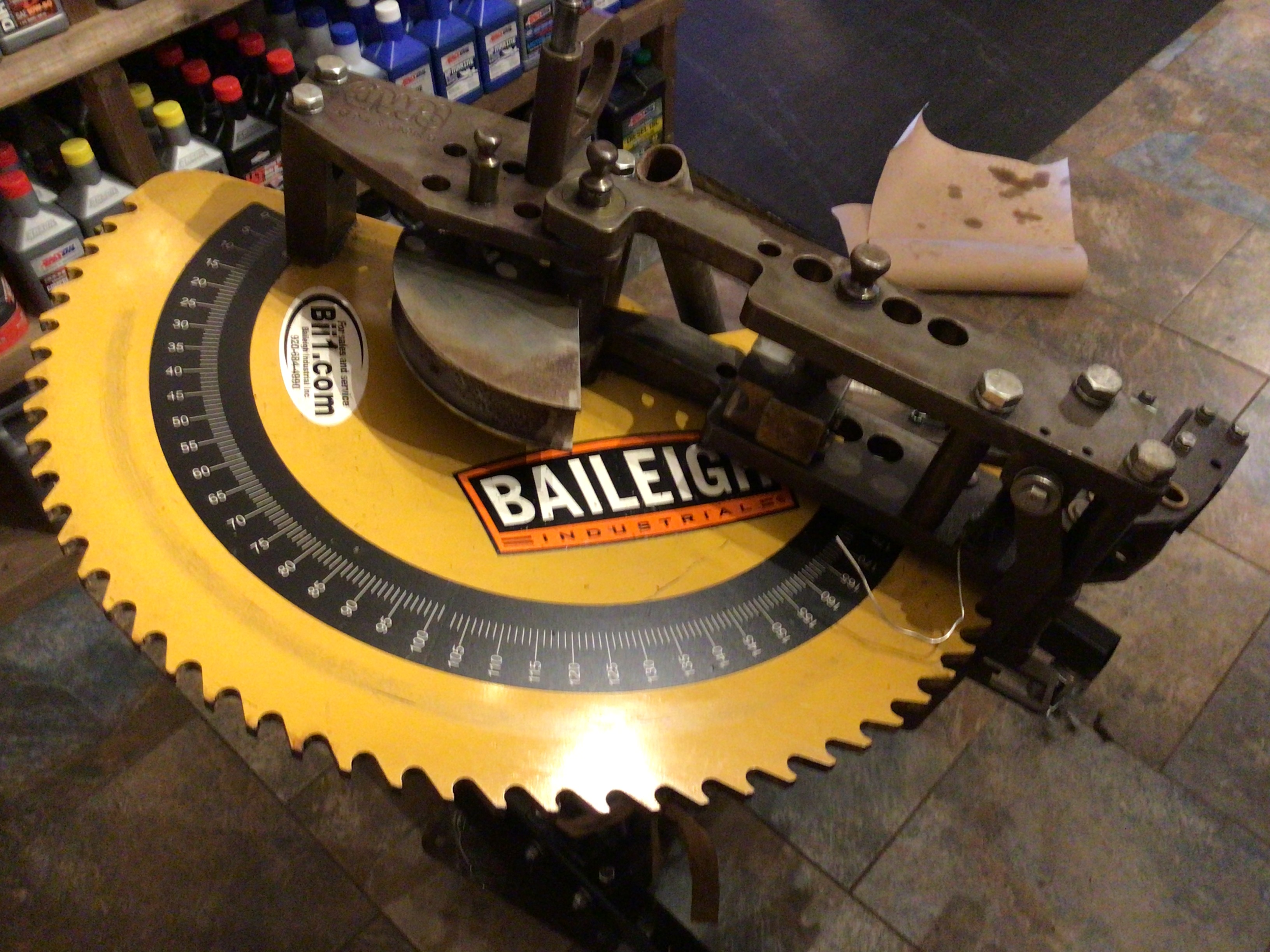 Baileigh Industrial RÖR BOCK MASKIN KLARAR CHROME MOLLY RÖR