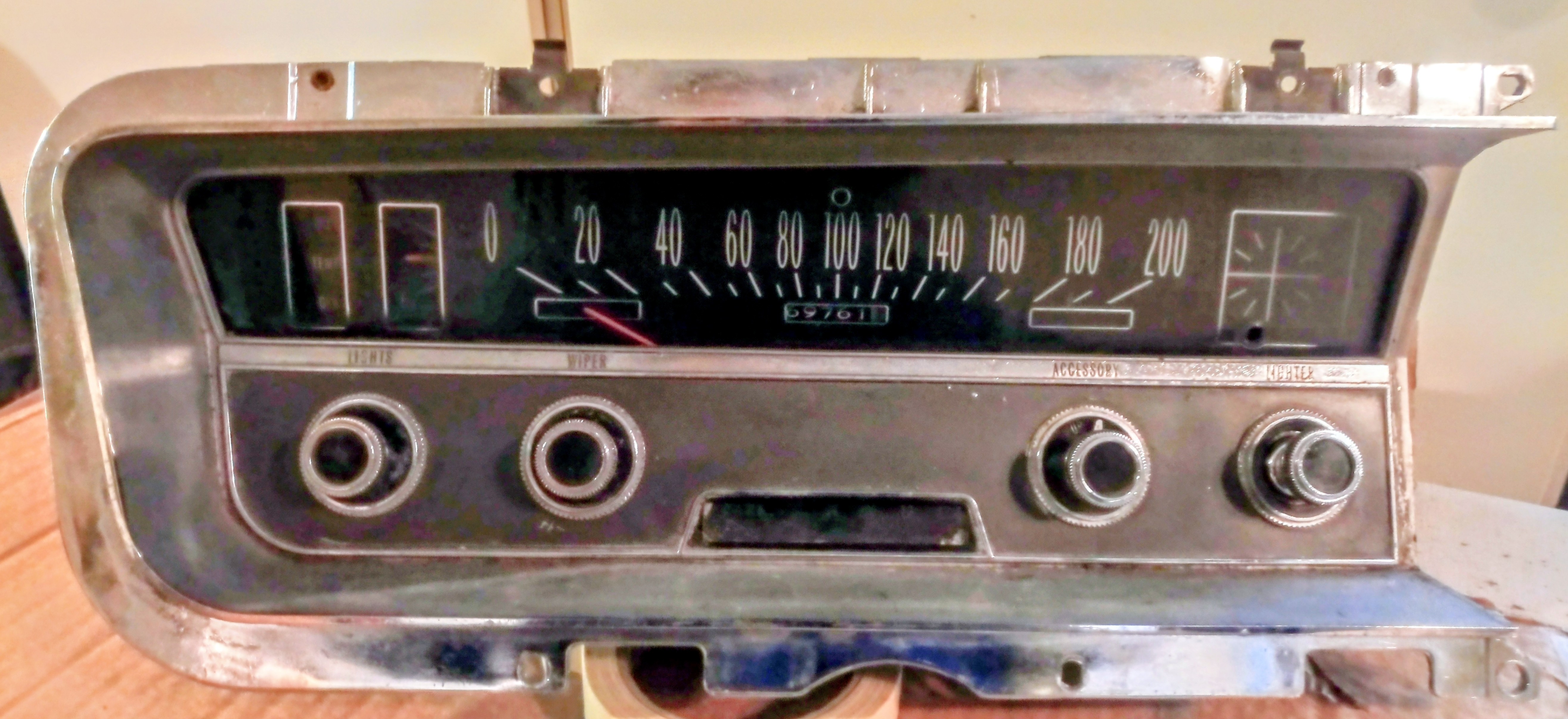 Buick hastighetsmätare