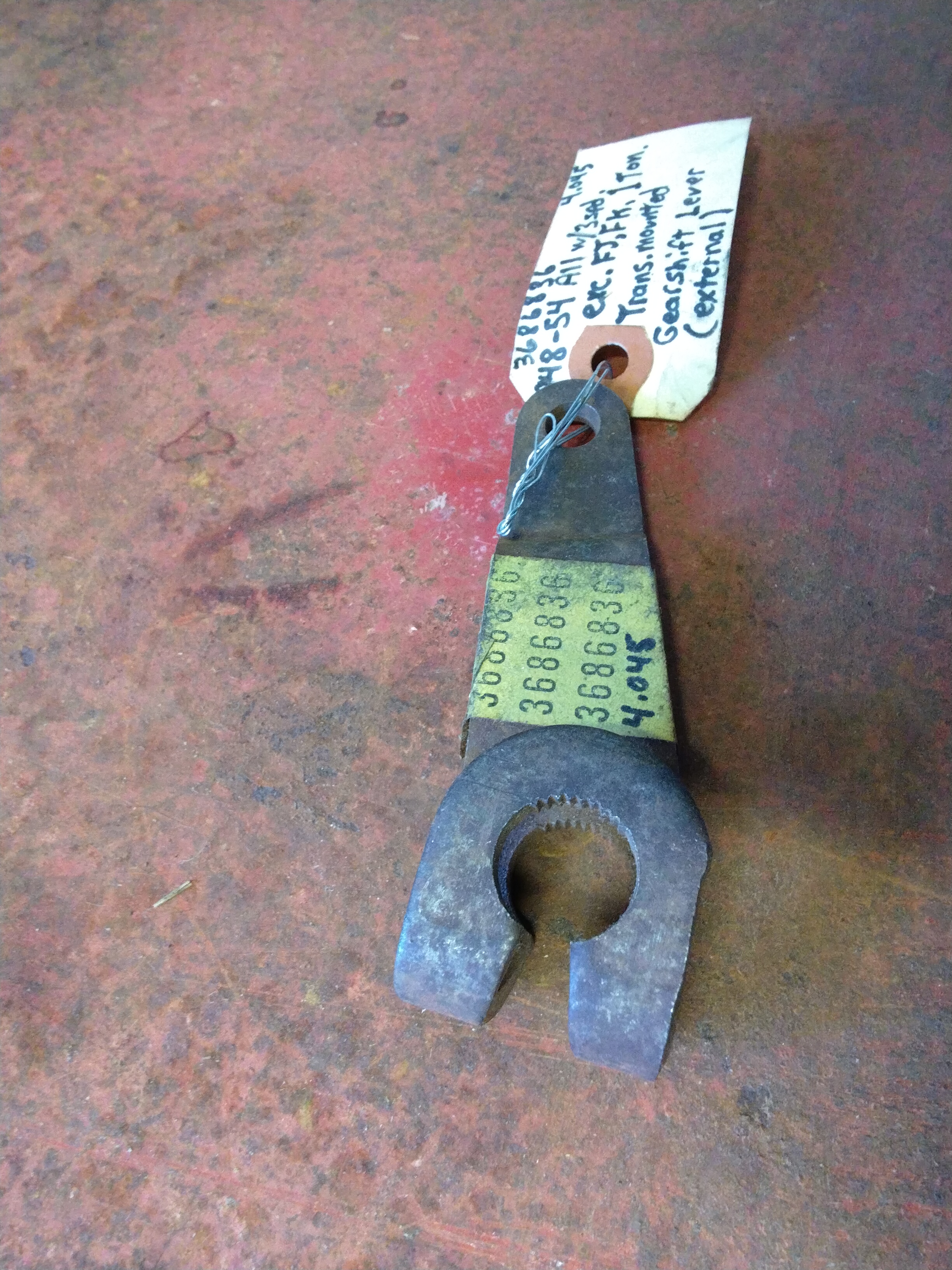 GM 48-54 med treväxlad manuell låda växelarm