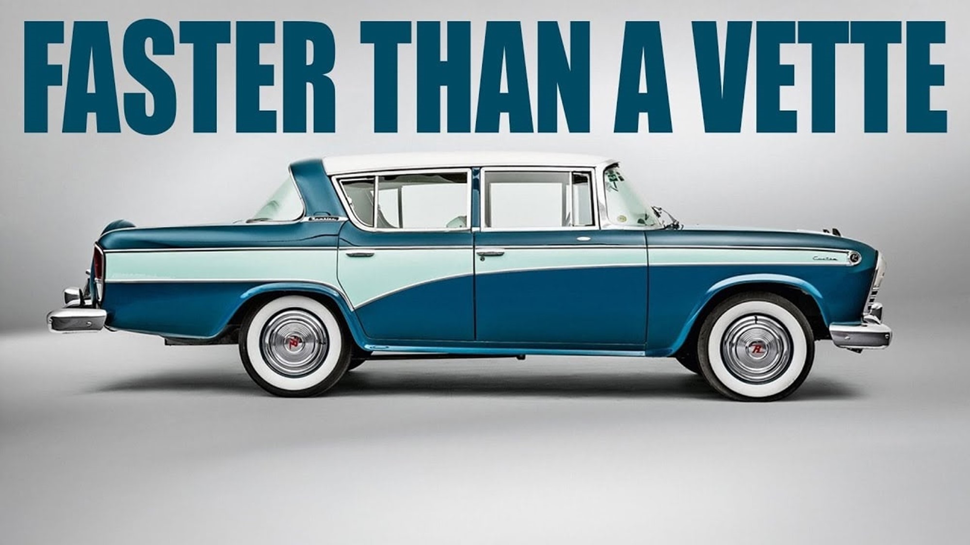 Snabbare än en Corvette? I låten var den snabbare än en Cadillac. I verkligheten tror jag inte den var snabb alls.