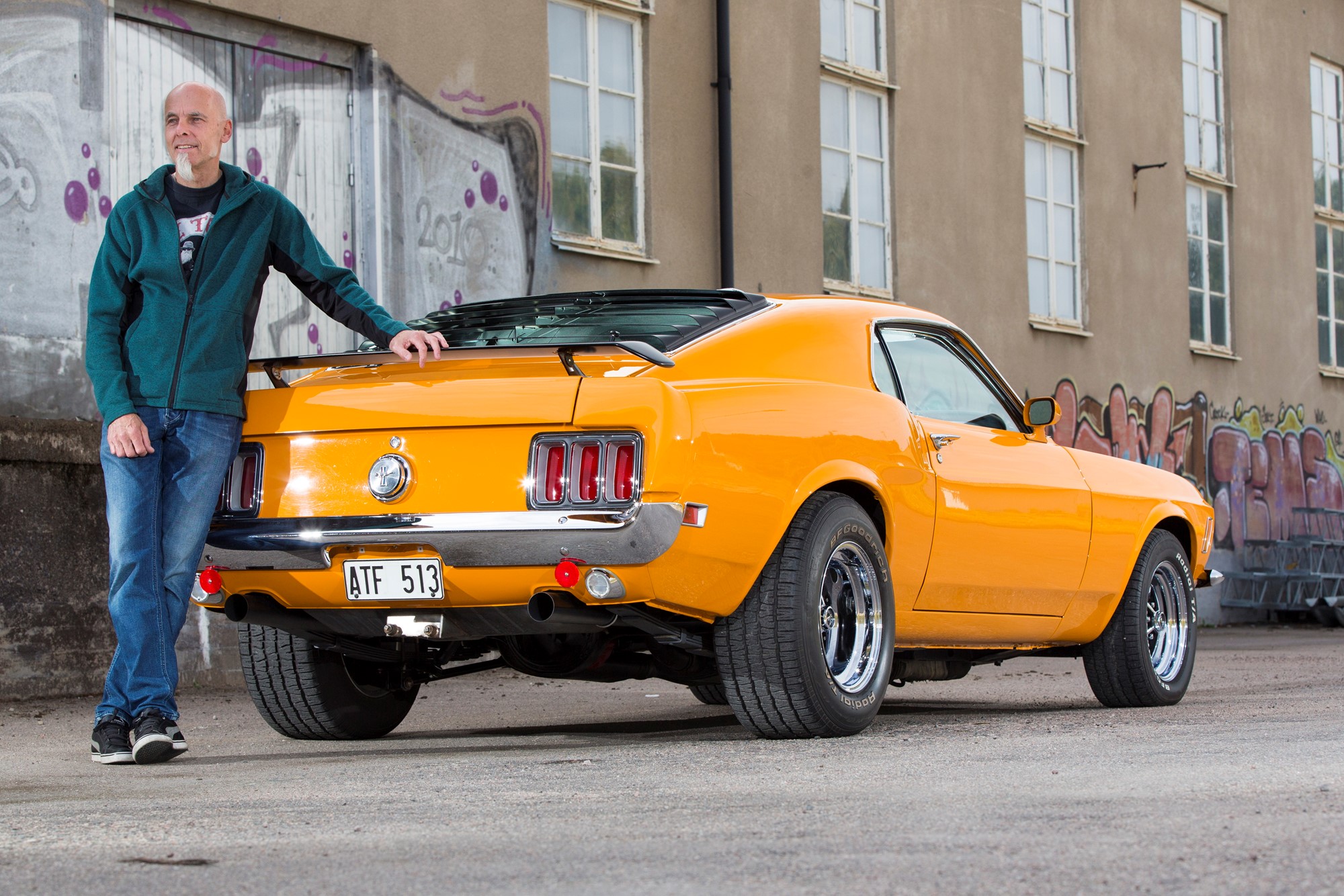 Det tog Christer sju år att färdigställa Mustangen. Hade det inte varit för att dottern ville åka ”orange pony” vid sin examen hade nog renoveringen pågått ytterligare något år.
