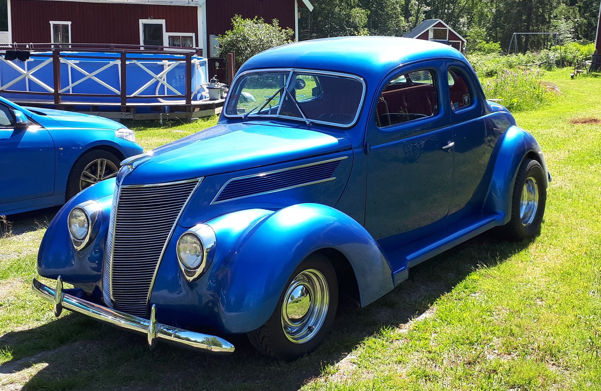 Den här 37an har varit med en längre tid och varit med om mycket det är lite av en legend som blev Hot Rod redan tidigt 60 tal och var med på The First Go -68 på Andersorp.