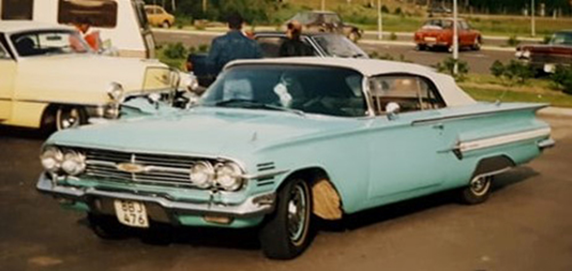 Med denna 60 Impala började Fibbans Karriär med sena 50 o tidiga 60 talare
