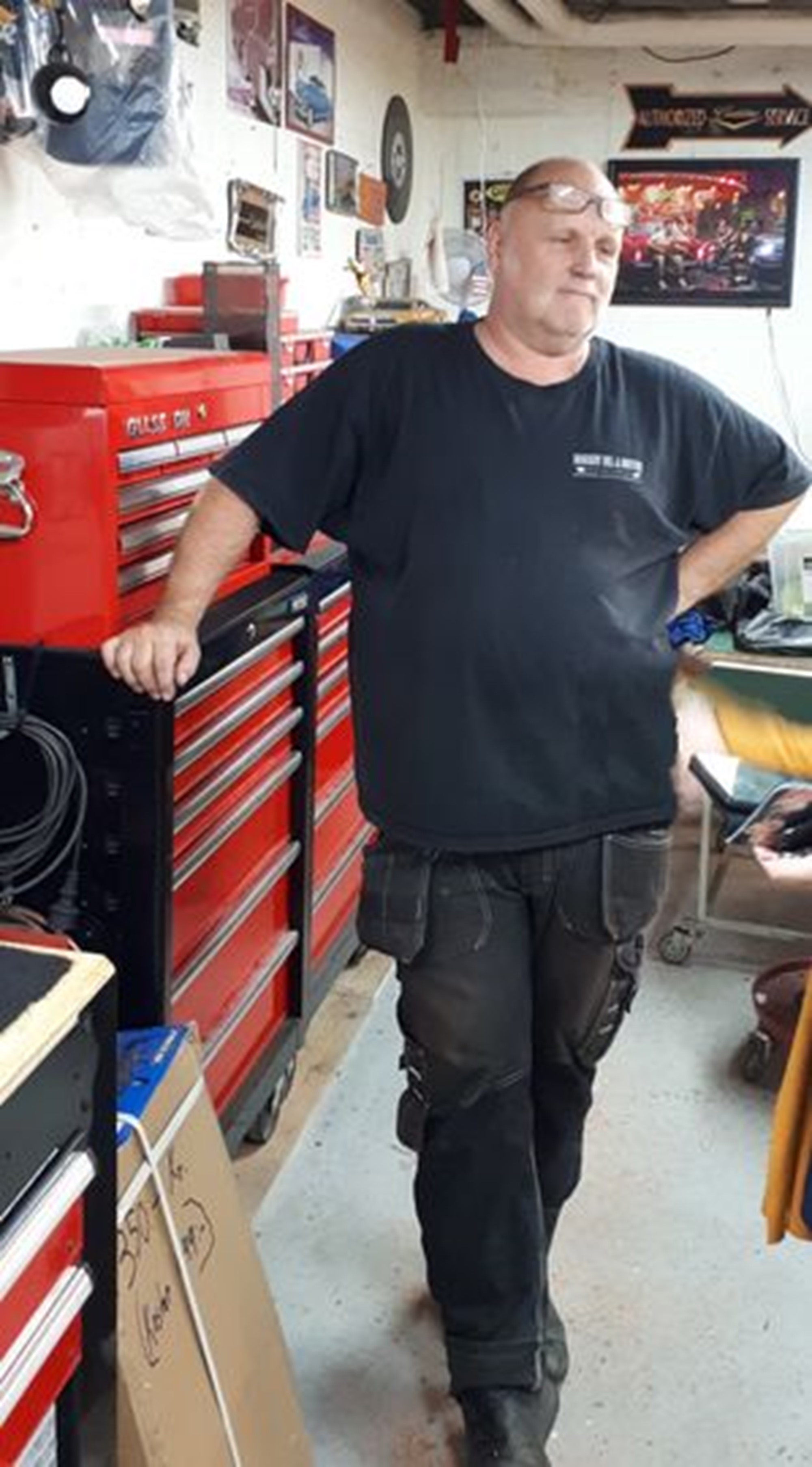 Här har vi Garage guiden själv Olle ”Olsson” Lundgren