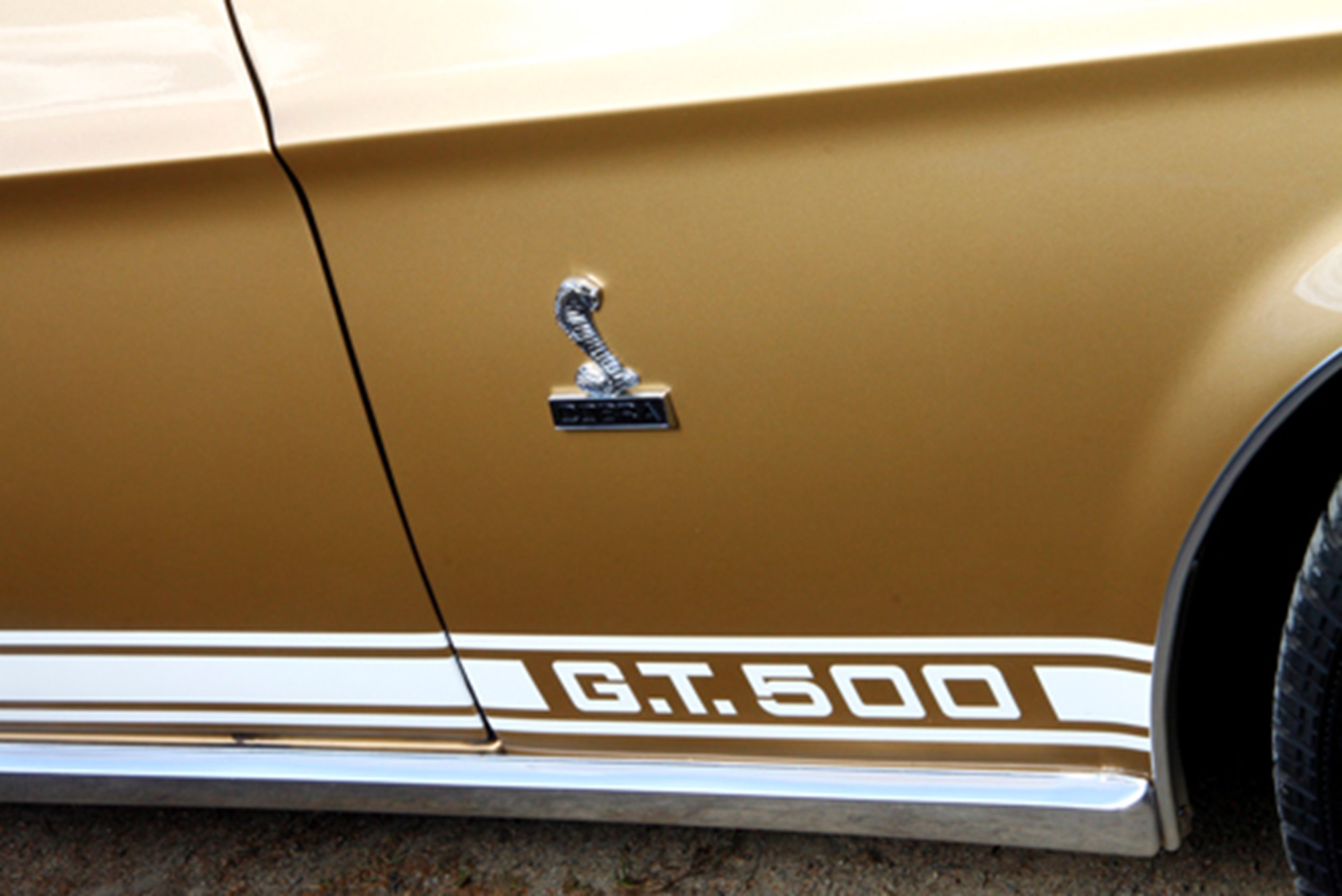 Jørans Shelby är tillverkad första halvåret 1968. I april kom Cobra Jet-motorn och då ändrades modellnamnet till GT500KR.