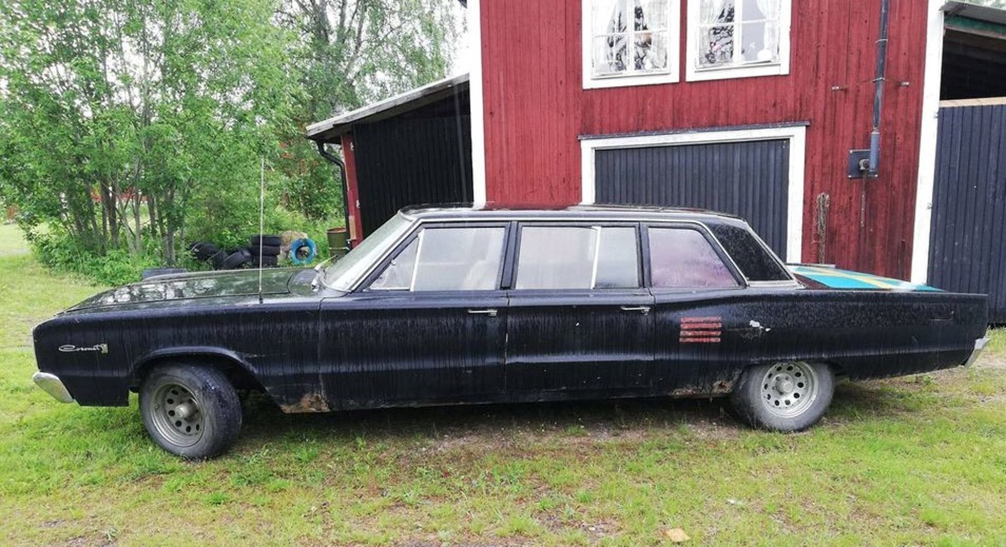 Här har vi den klassiska Raggarbilen. Gick under namnet Lång dojja