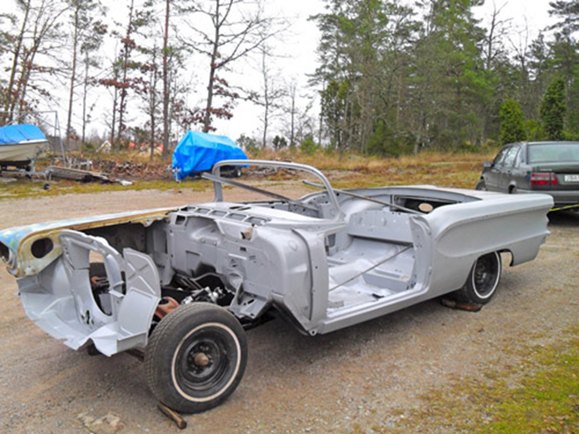 Lasse har stött på många problem under resans gång och ett projekt av den här storleken byggs inte över en vinter.