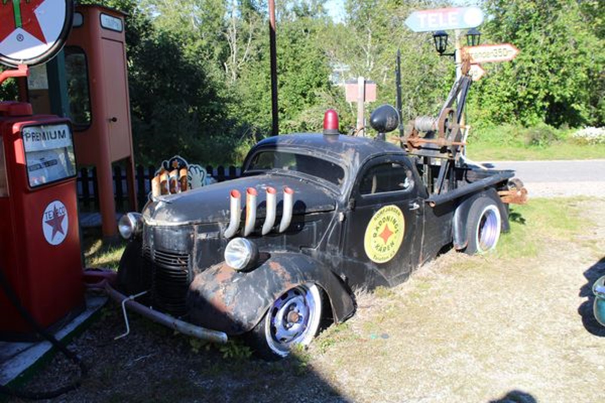 Bärgningsbilen var från början en Ford Prefekt